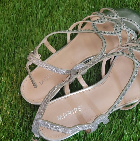 Maripe Silver Low Heel - Picture 3 of 4